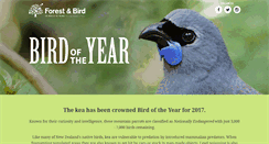 Desktop Screenshot of birdoftheyear.org.nz